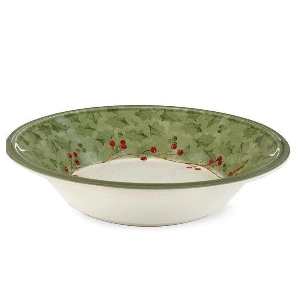 Lenox Holiday Gatherings Damask Pasta Bowl 9x9 In